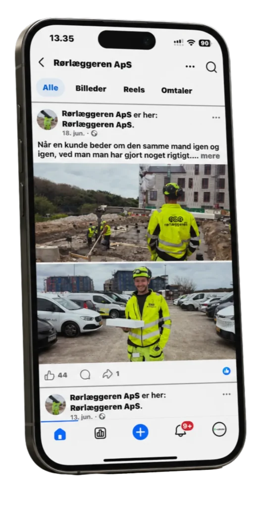 Rørlæggeren ApS udfører VVS- og kloakarbejde på byggepladsen.