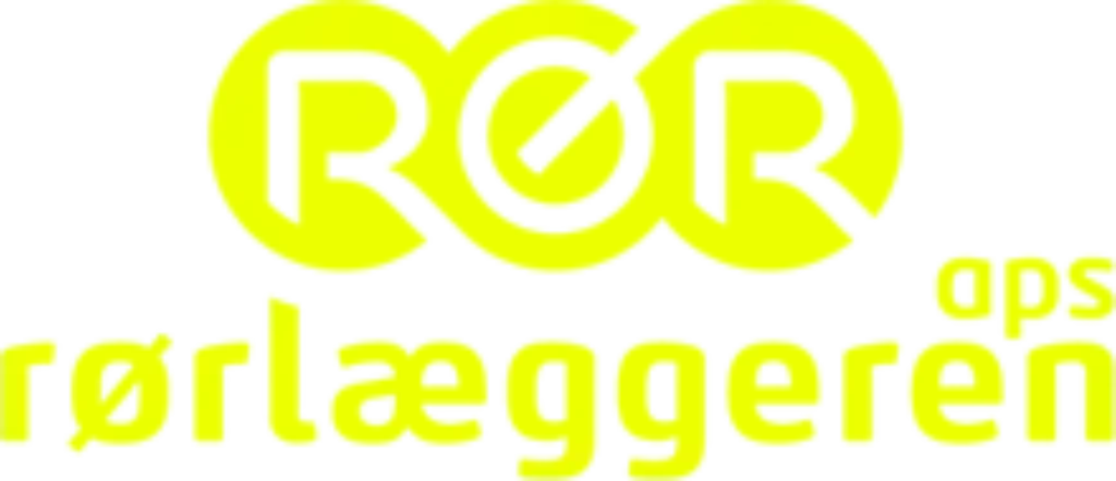 Rørlæggeren ApS logo med VVS- og rørarbejde symboler.